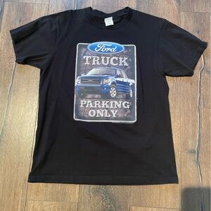 Hanes Black Men’s Ford Graphic Truck T-Shirt